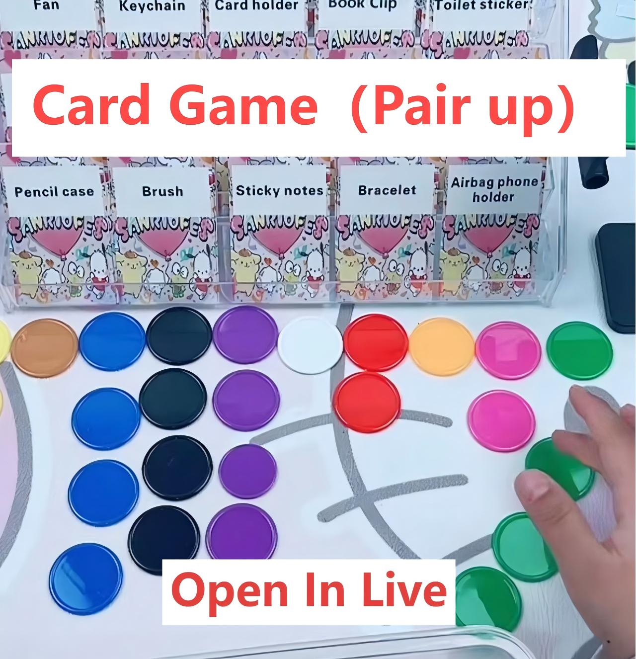 Card Game(Pair up)(Open in livestream)(Sanrio Time Gift ✔️)