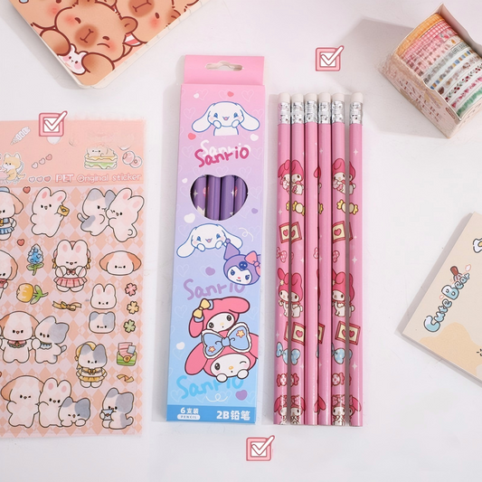 【NO.59】Pencil set(charm+1)