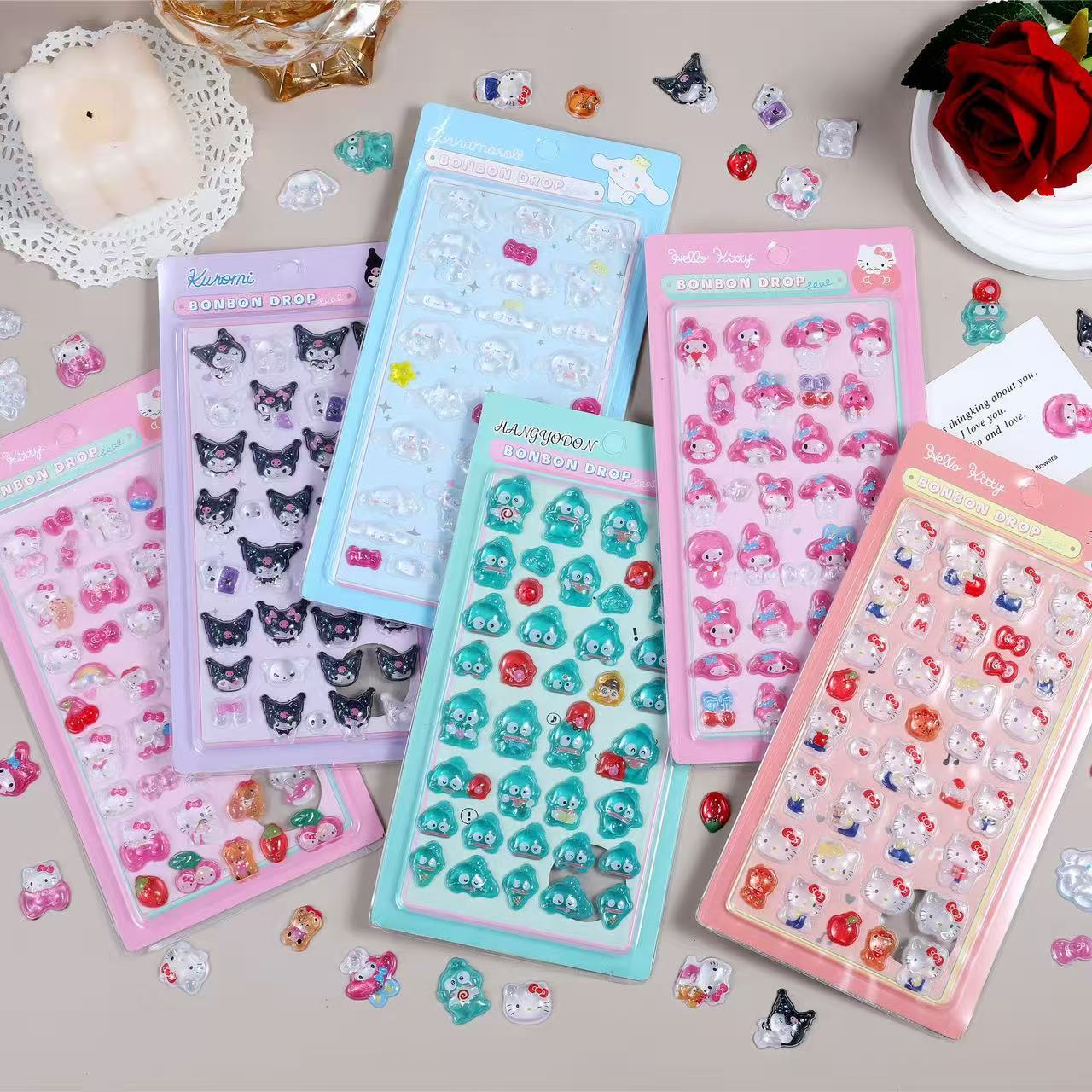 【NO.10】3D Sticker（charm+1）