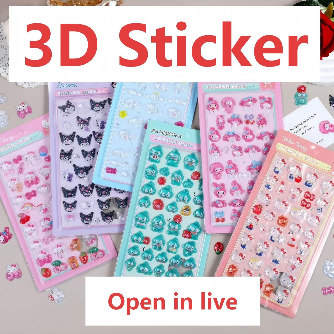 【NO.10】3D Sticker（charm+1）