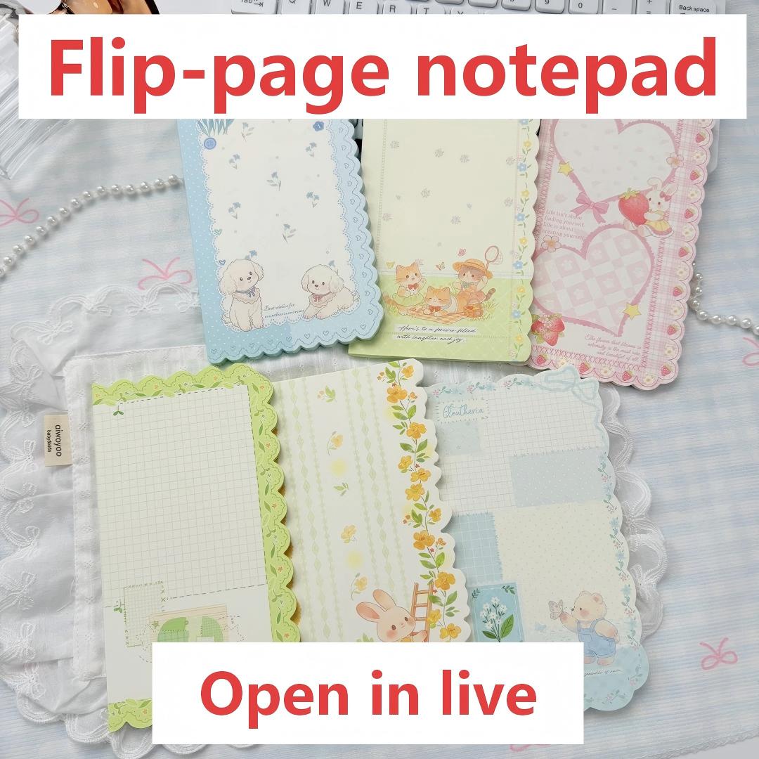 【NO.27】Flip-page notepad（charm+1）