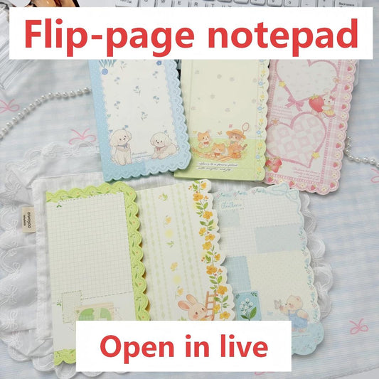【NO.27】Flip-page notepad（charm+1）