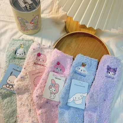【NO.20】Fuzzy Socks（Pair up）