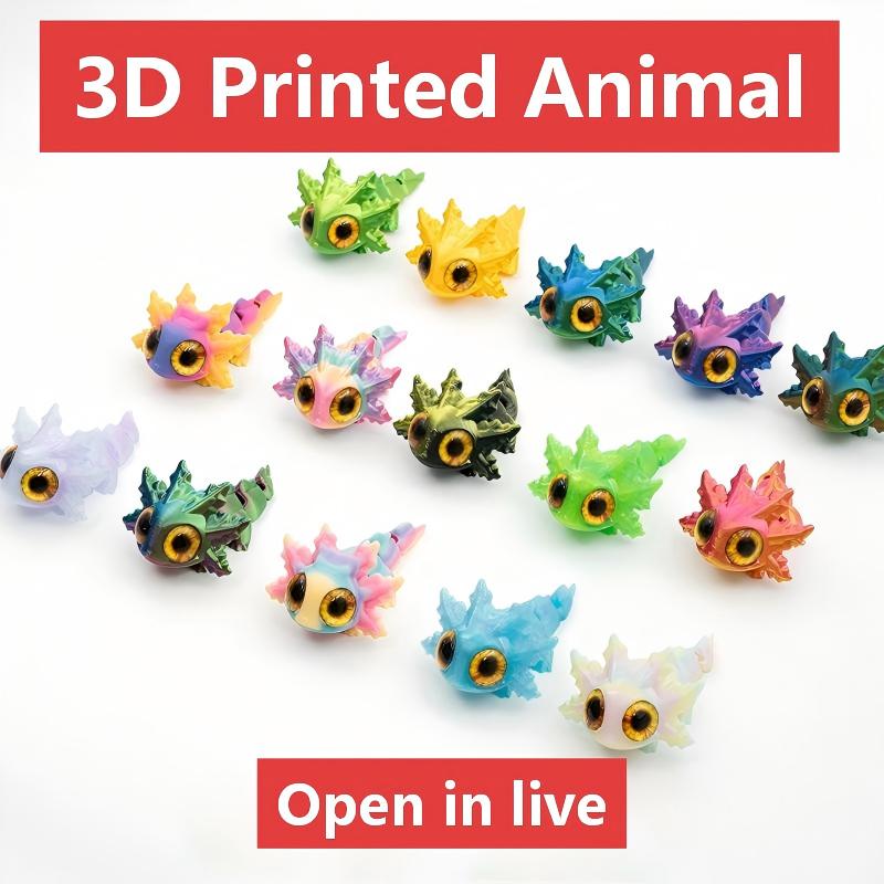 【NO.62】3D Printed Animal（Pair up）