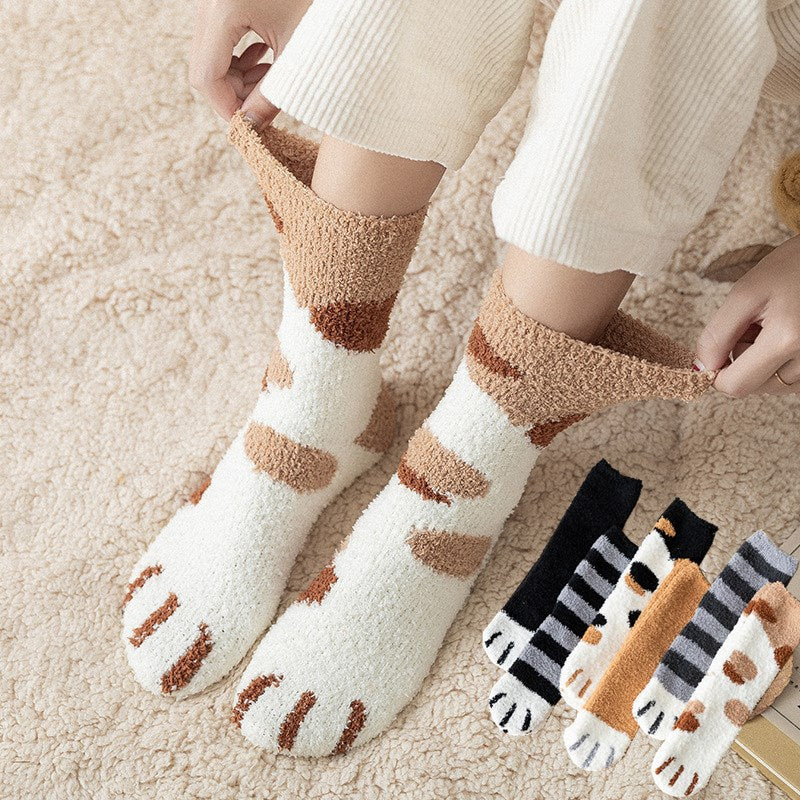 【NO.20】Fuzzy Socks（Pair up）