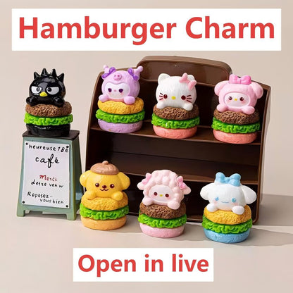 Hamburger Charm Game（Pair up）（Open in livestream）（Sanrio Time Gift ✔️）