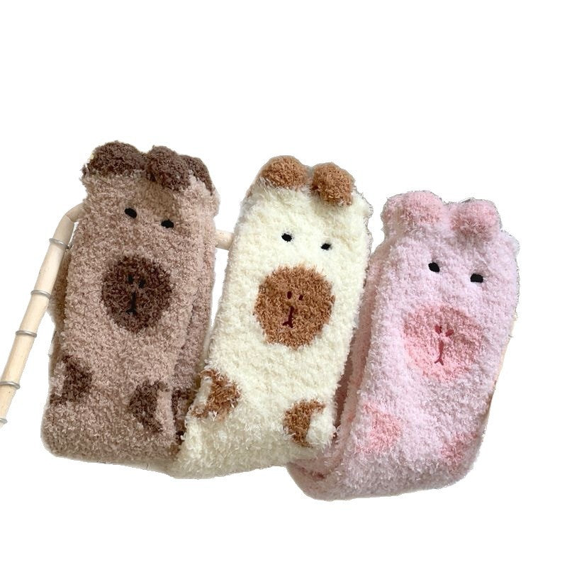 【NO.20】Fuzzy Socks（Pair up）
